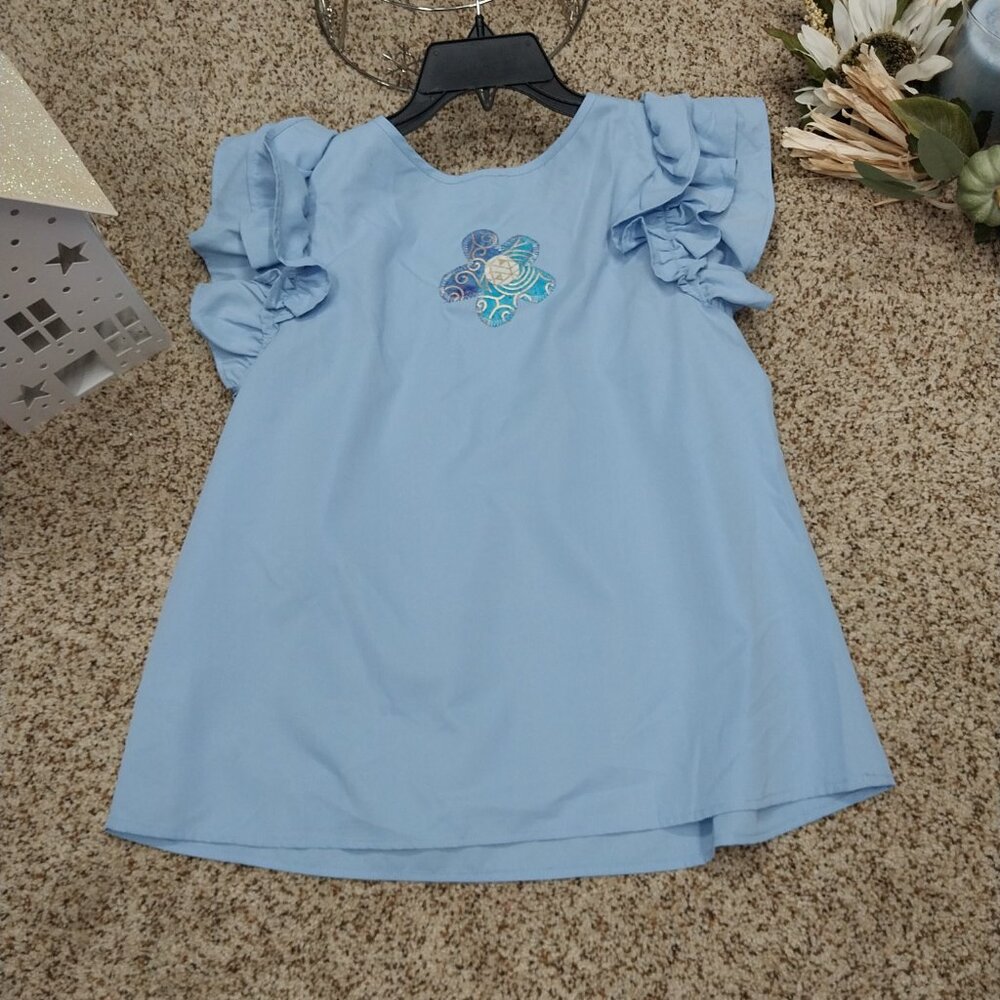 3634 Size Small BiBi Upcycled Ruffel Top.NWOT - Picture 4 of 6